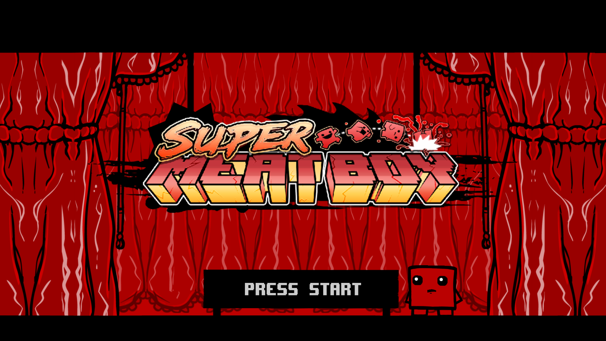 Super Meat Boy (Windows) screenshot: Title Screen