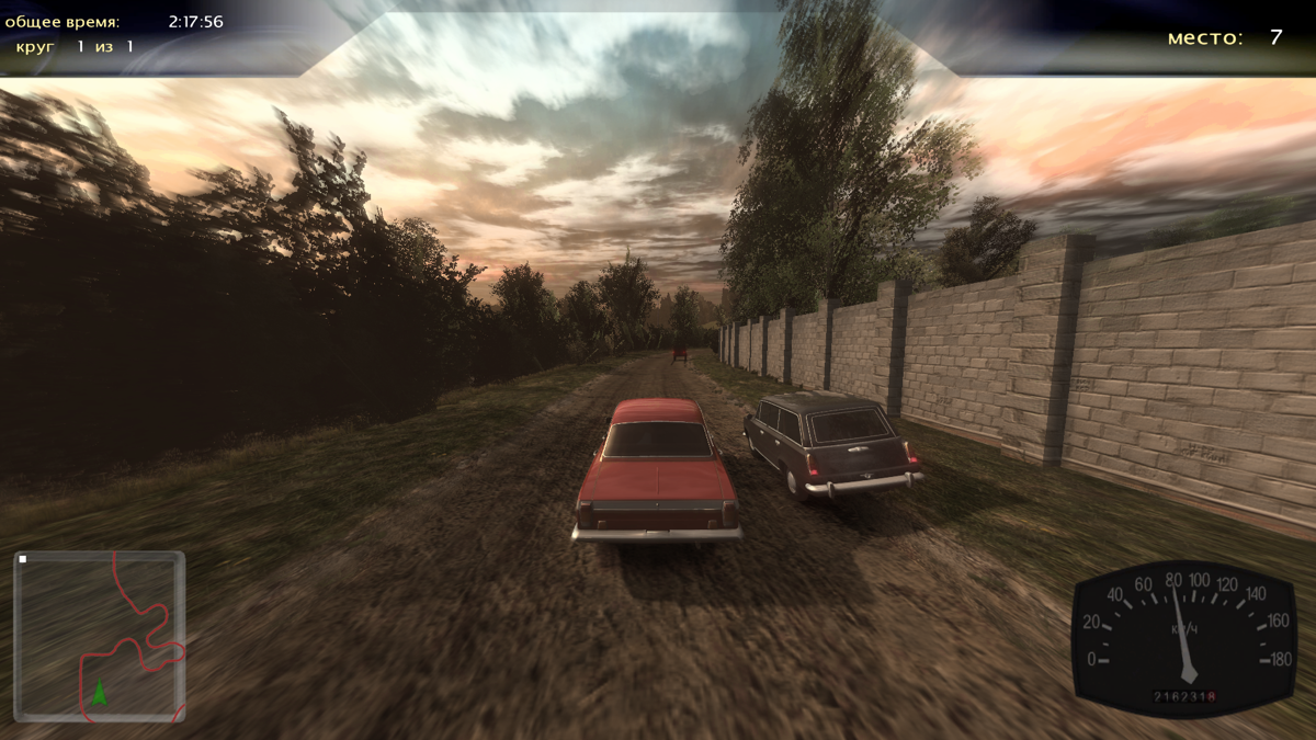 Screenshot of Moscow Racer: Avtolegendy SSSR (Windows, 2010) - MobyGames