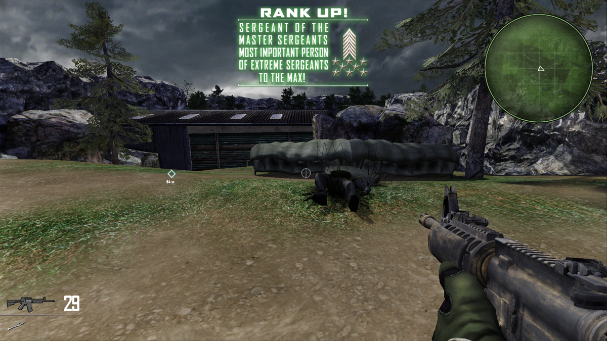 Duty Calls (Windows) screenshot: Now who's your daddy?