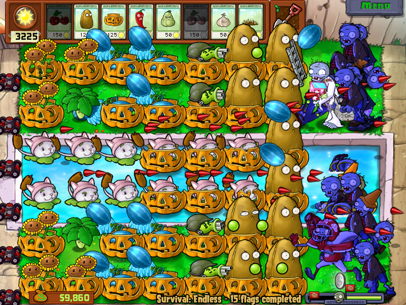 Screenshot of Plants vs. Zombies (Windows, 2009) - MobyGames