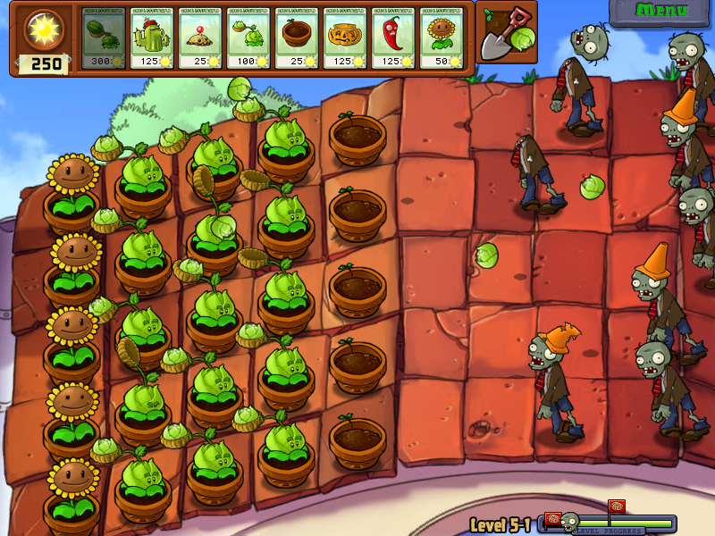 Screenshot of Plants vs. Zombies (Windows, 2009) - MobyGames