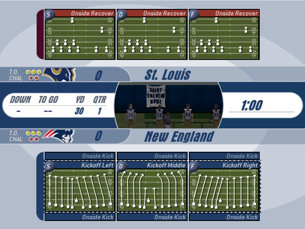 Madden NFL 2003 (Windows) screenshot: Play selection