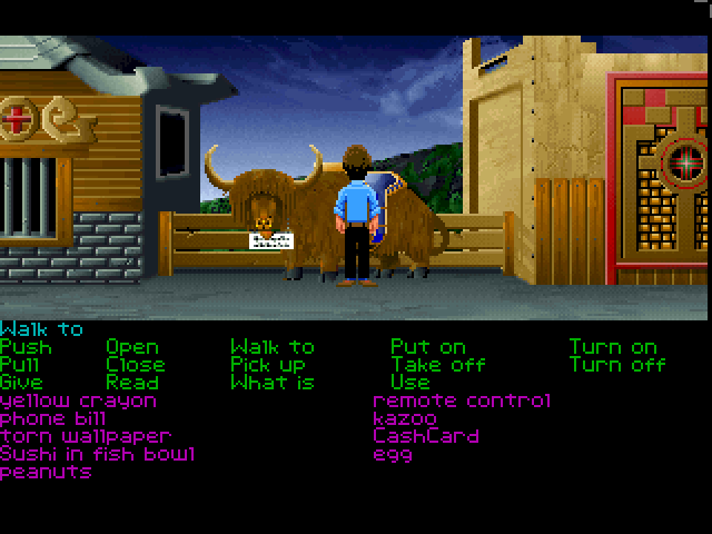 Screenshot of Zak McKracken and the Alien Mindbenders (FM Screenshot of Zak McKracken and the Alien Mindbenders (FM