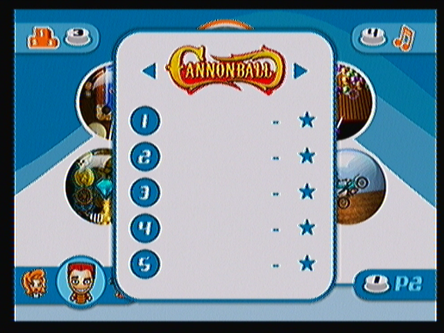 Zeebo Family Pack (Zeebo) screenshot: Cannonball scoreboard. Looks like we don't have any records yet.