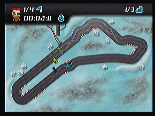 Zeebo Family Pack (Zeebo) screenshot: The Formula 0.01 game.