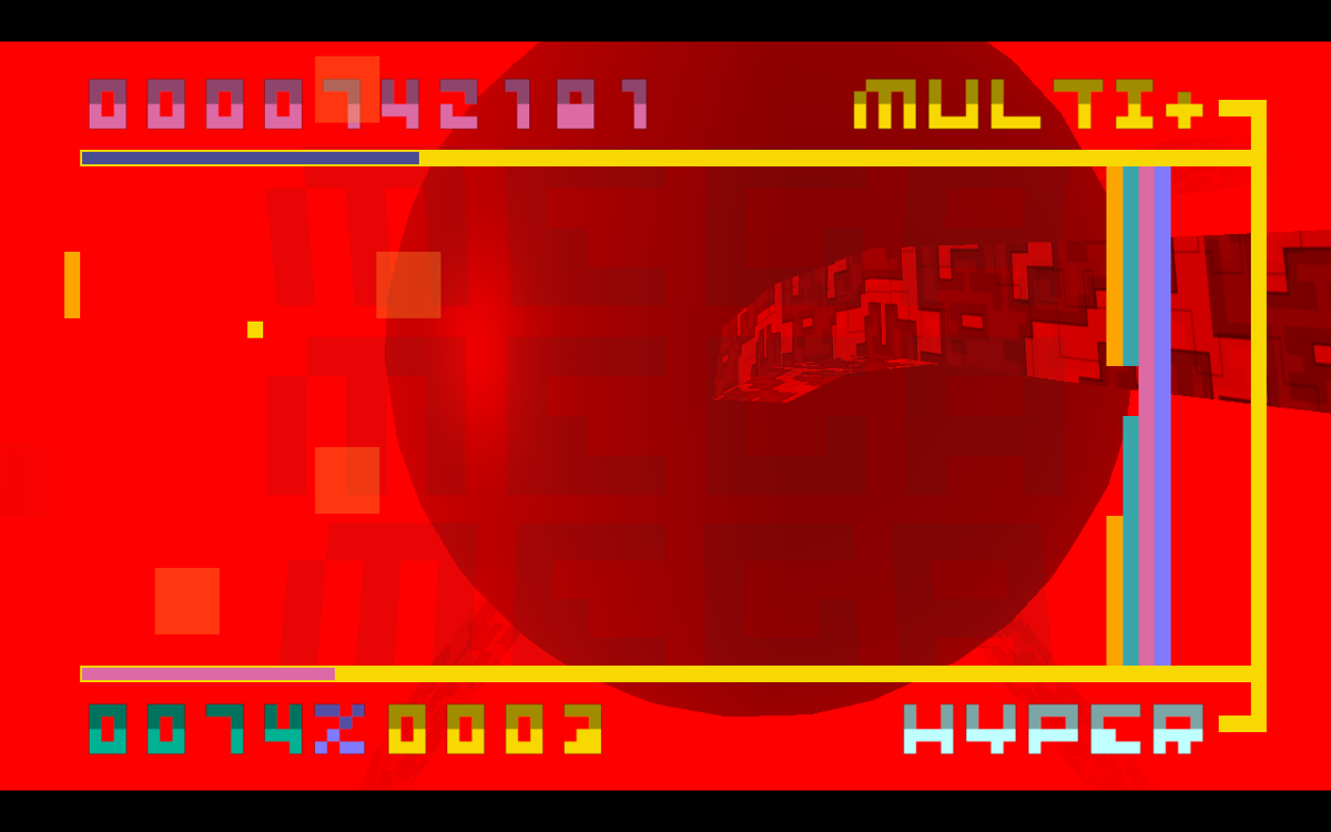 Bit.Trip Beat (Windows) screenshot: The second boss is pretty much <moby gamegroup="Arkanoid">Arkanoid</moby>.