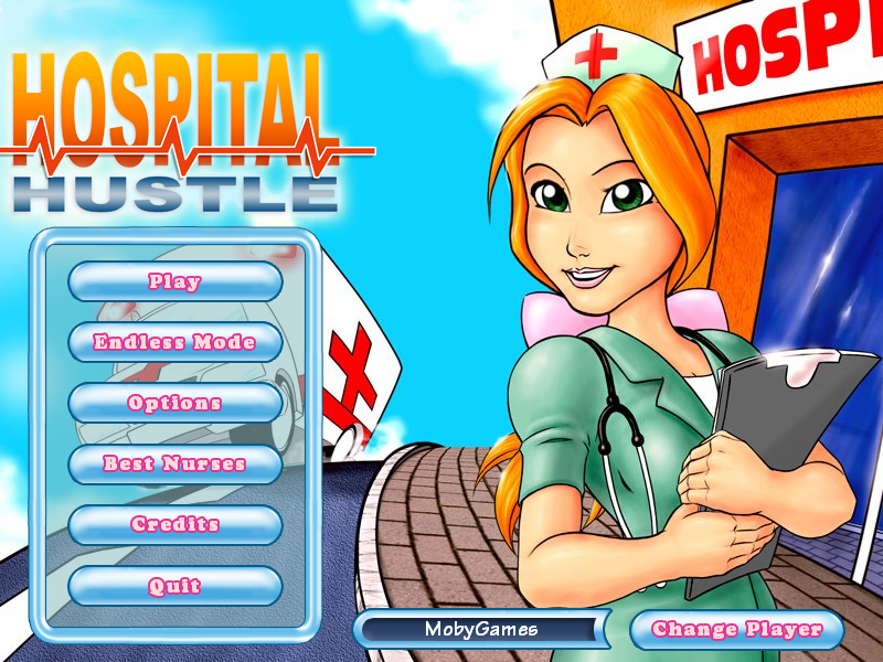 Hospital Hustle (Windows) screenshot: Main menu