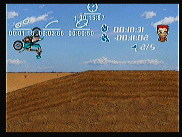 Zeebo Family Pack (Zeebo) screenshot: The Dirtbike game.