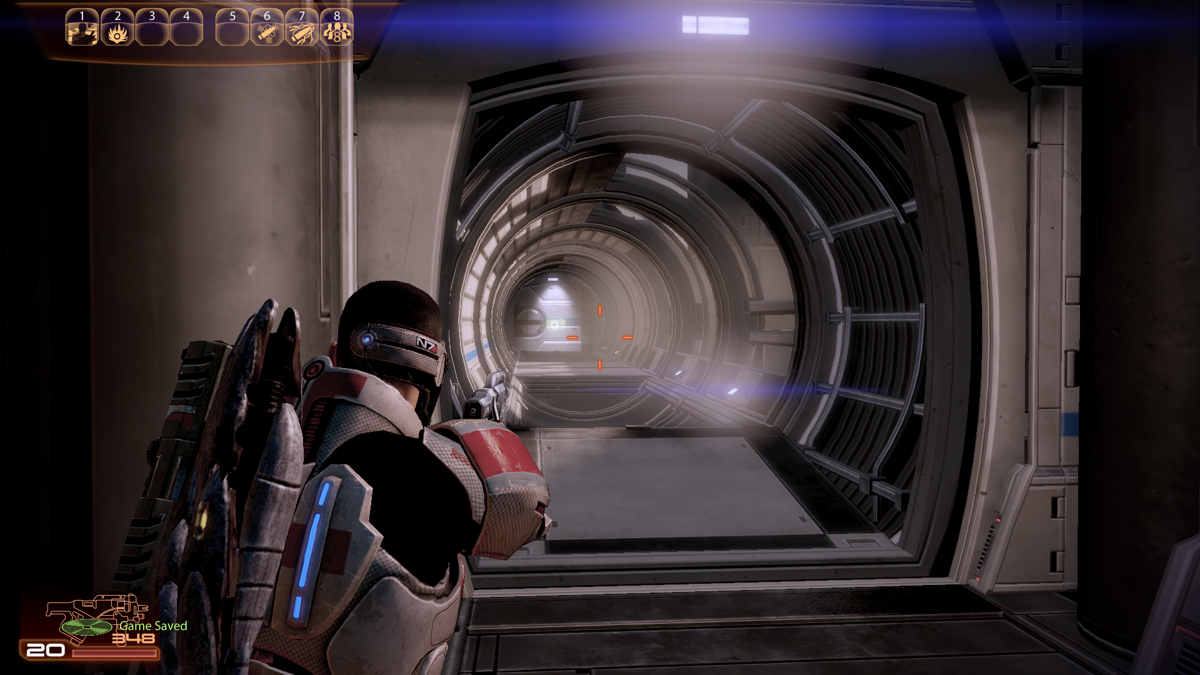 Mass Effect 2: Arrival (Windows) screenshot: Just like in movie! Level design sure is excellent.