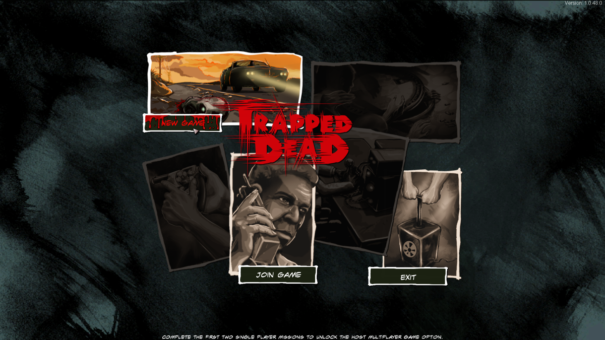 Trapped Dead (Windows) screenshot: Main Menu