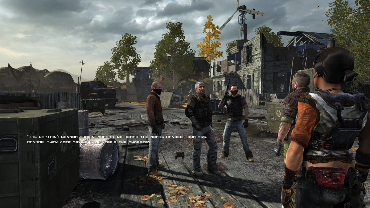 Homefront (Windows) screenshot: You'll face not only Korean army, but certain American groups too.
