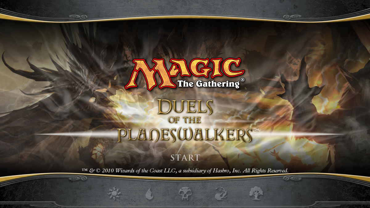 Magic: The Gathering - Duels of the Planeswalkers (Windows) screenshot: Title Screen