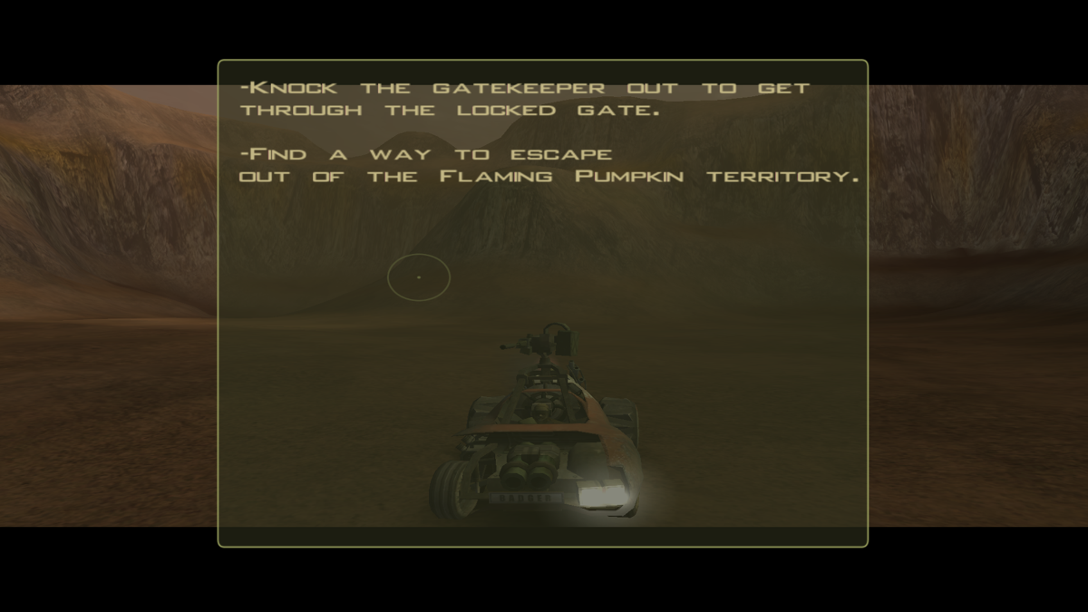 Bandits: Phoenix Rising (Windows) screenshot: Mission objectives.