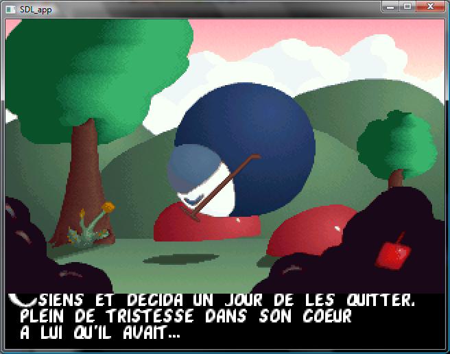Dstroy (Windows) screenshot: Introduction (in French)