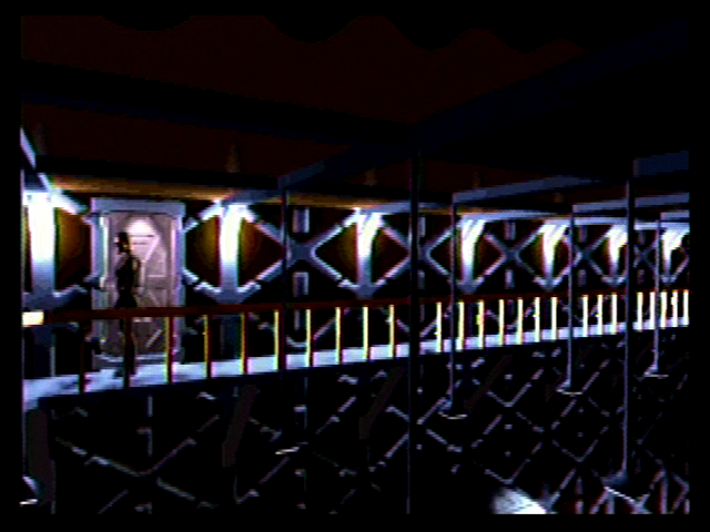 Cyberia (SEGA Saturn) screenshot: Catwalk