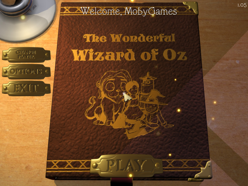 The Wonderful Wizard of Oz (Windows) screenshot: Main menu