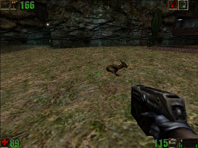Unreal (Macintosh) screenshot: Some type of rabbit?