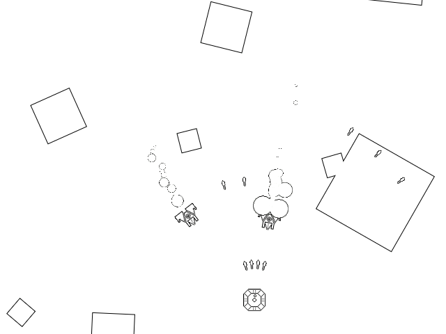 Minubeat (Windows) screenshot: Unimpressive starting enemies
