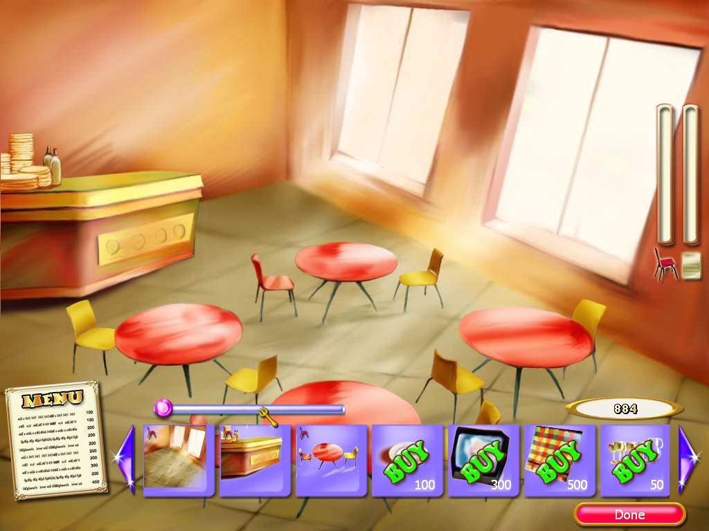 Apple Pie (Windows) screenshot: This is how your restaurant starts.