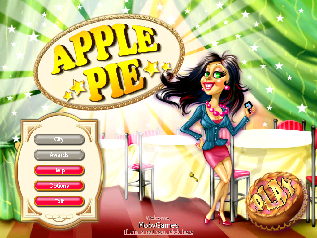 Apple Pie (Windows) screenshot: Main menu