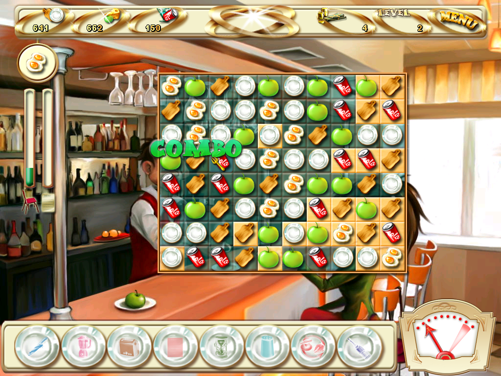 Apple Pie (Windows) screenshot: I made a combo on this puzzle.