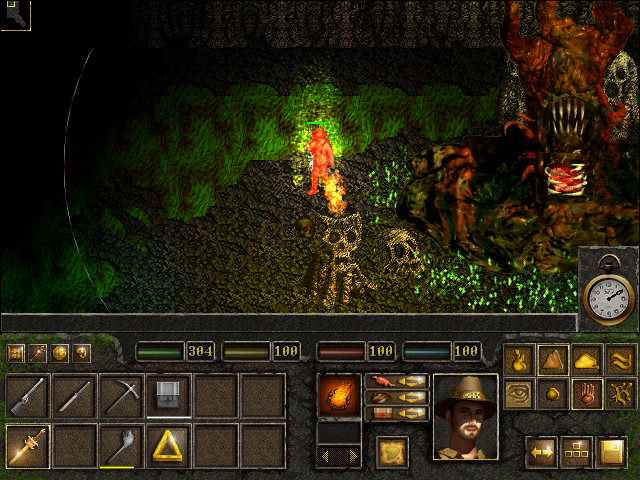 Dark Secrets of Africa (Windows) screenshot: The source of all evil is pretty hard to defeat without cheats.