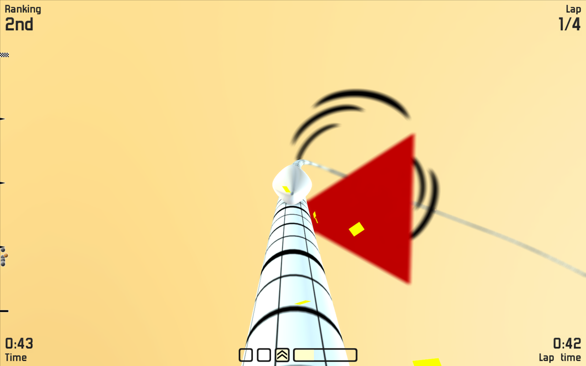 Proun (Windows) screenshot: Accelerating