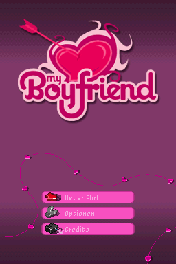 My Boyfriend: Verliebt in einen Star (Nintendo DS) screenshot: Title screen / Main menu