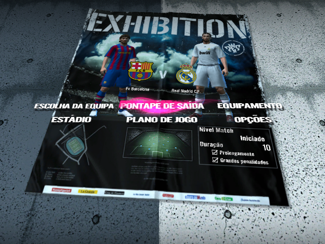 PES 2010: Pro Evolution Soccer (Windows) screenshot: Overview of the kits