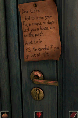 Hidden Mysteries: Vampire Secrets (Nintendo DS) screenshot: The door is locked