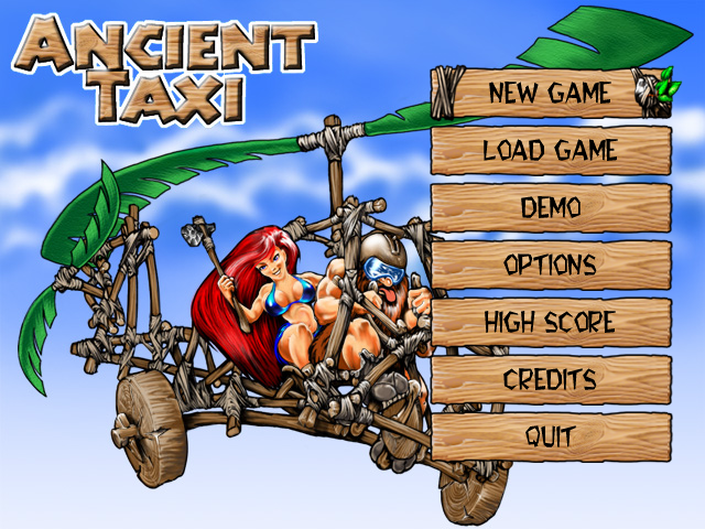 Ancient Taxi (Windows) screenshot: Main menu