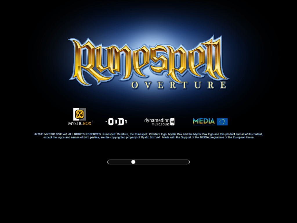Runespell: Overture (Windows) screenshot: Opening loading screen