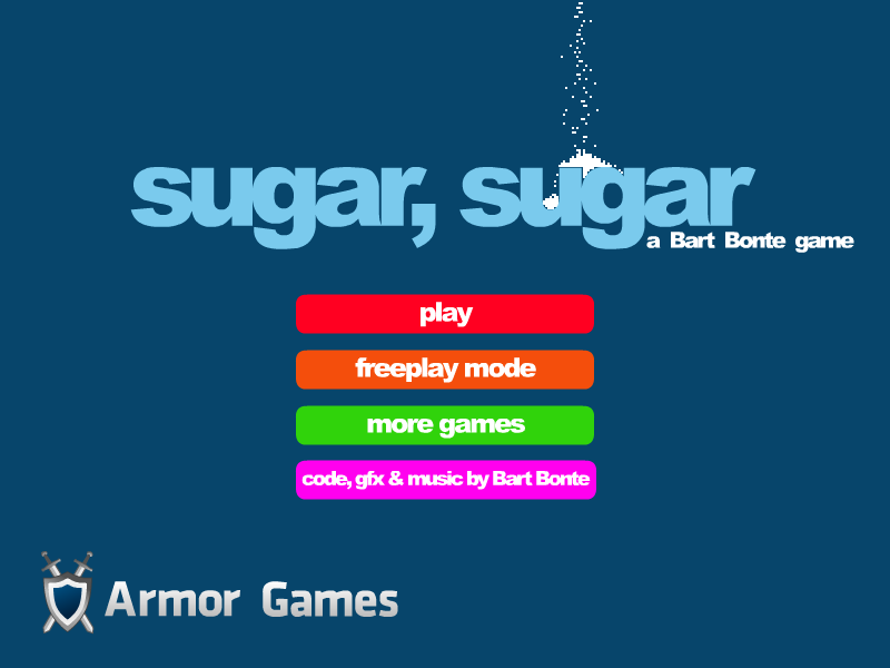 Sugar, Sugar (Browser) screenshot: Title screen