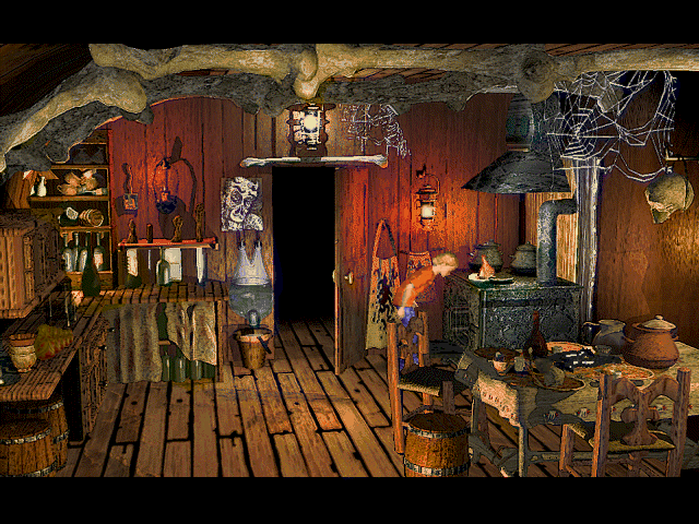 VooDoo Kid (Windows) screenshot: The dining room