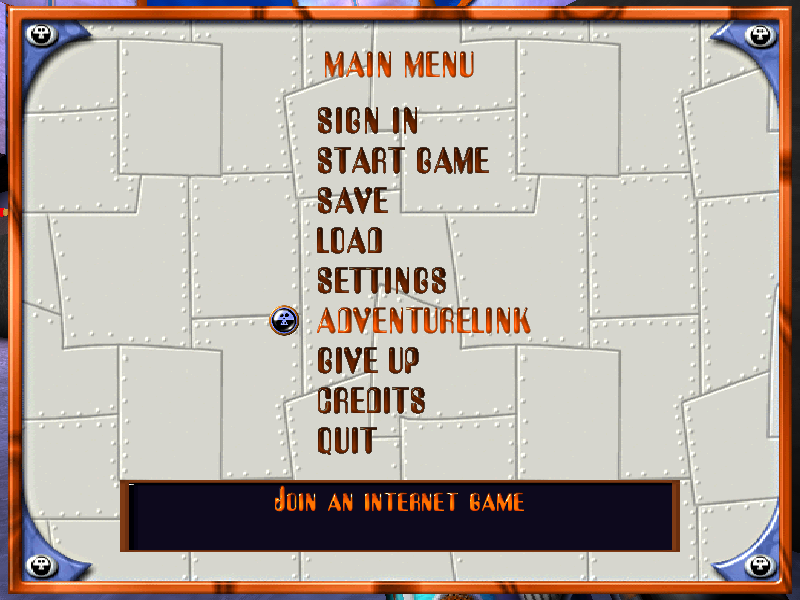 Dr. Brain: Action Reaction (Windows) screenshot: The game did allow an on-line game to be played but no games could be found