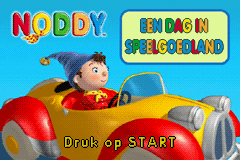 Noddy: A Day in Toyland (Game Boy Advance) screenshot: Nederlands