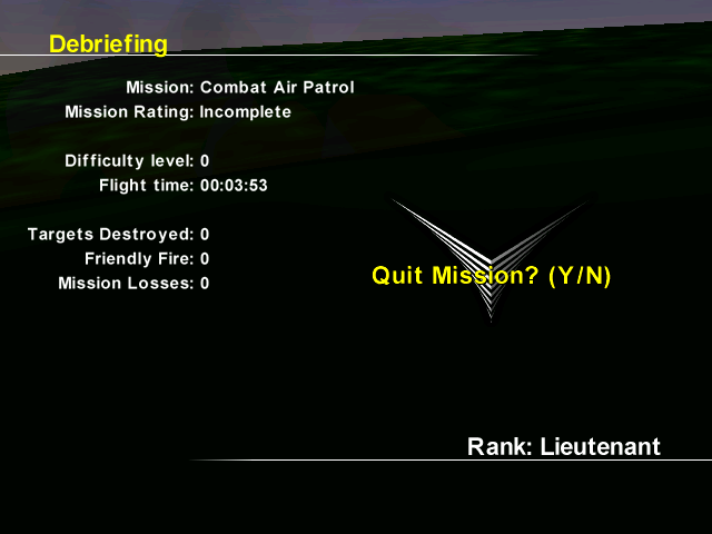 Enemy Engaged: Apache/Havoc (Windows) screenshot: Every mission ends with a debriefing screen