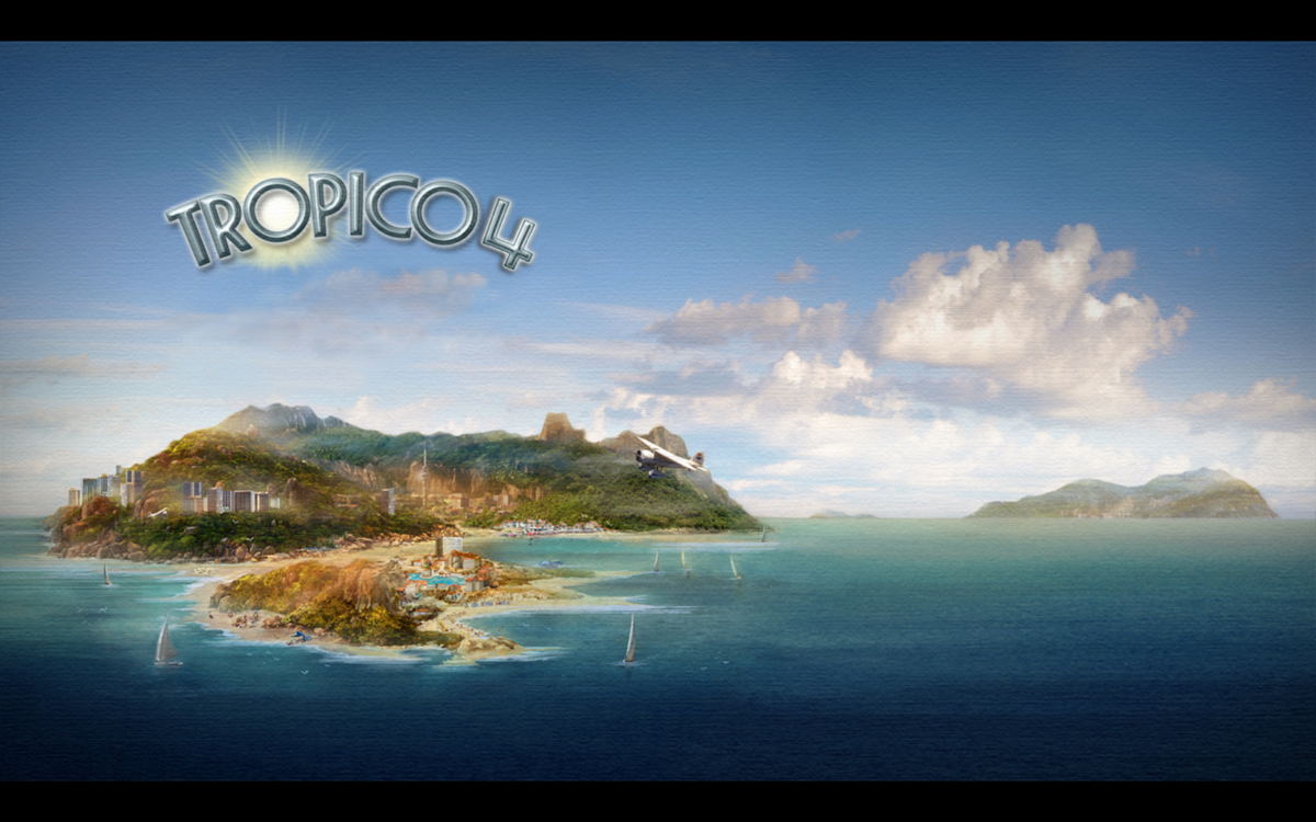Tropico 4 (Windows) screenshot: Title screen