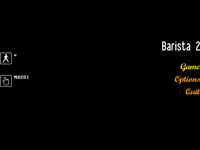 Barista 2 (Windows) screenshot: Main menu