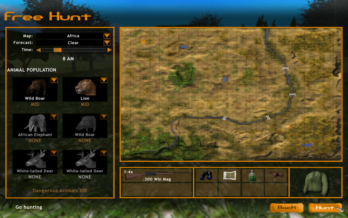 Hunting Unlimited 4 (Windows) screenshot: Free Hunt