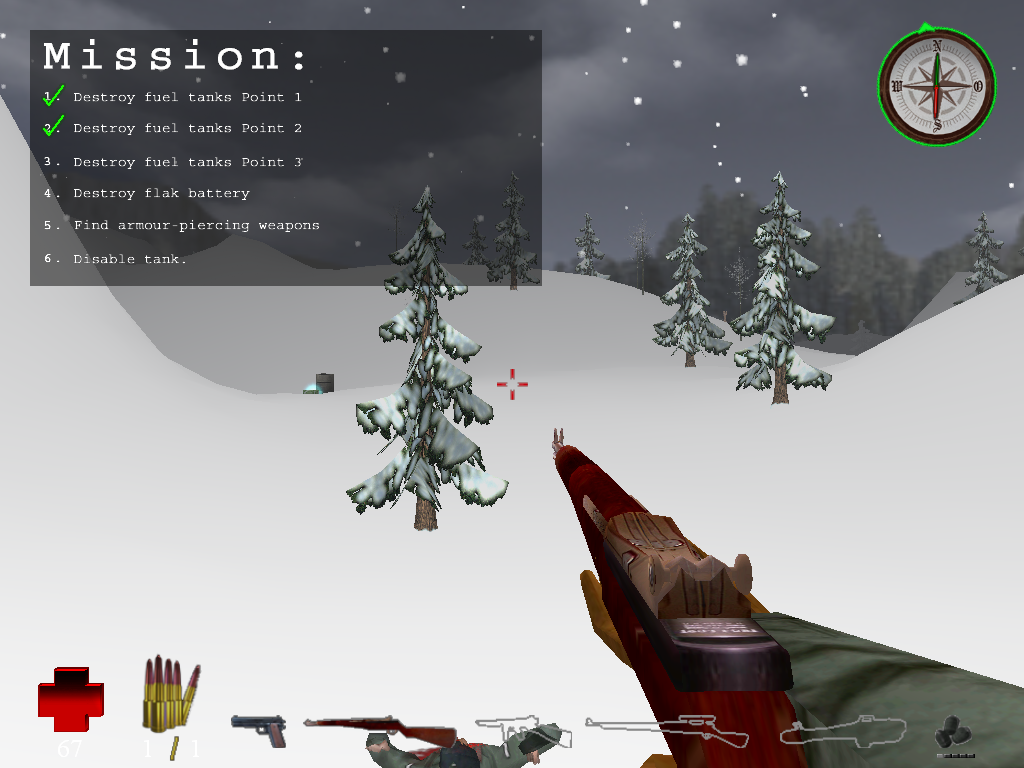 Ardennes Offensive (Windows) screenshot: Mission objectives