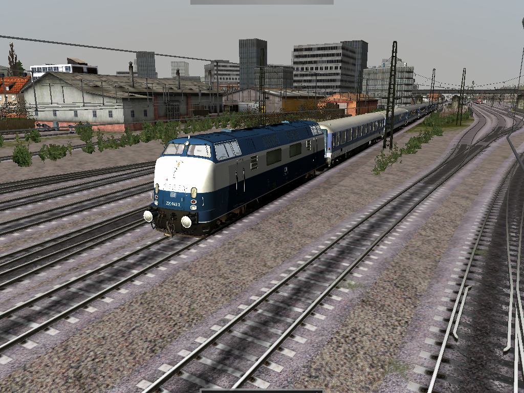 RailWorks (Windows) screenshot: Exterior view of the same train