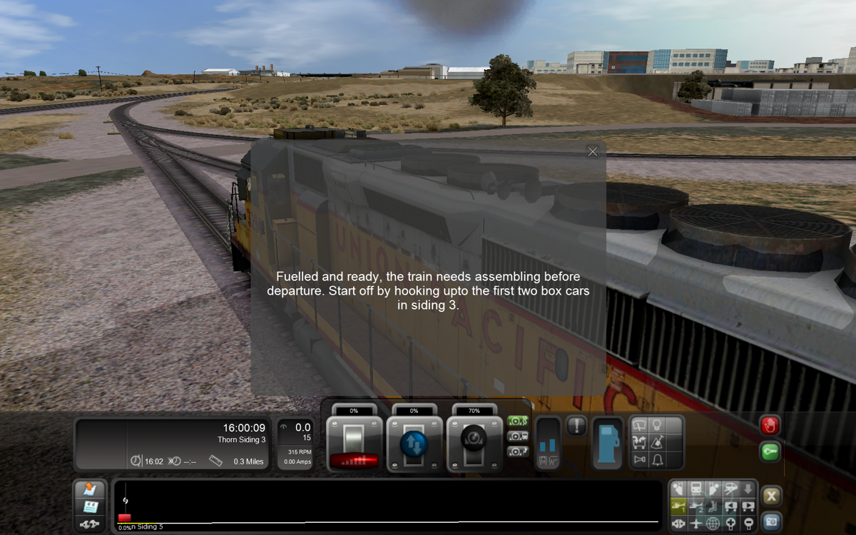 RailWorks 2: Train Simulator (Windows) screenshot: A scenario objective