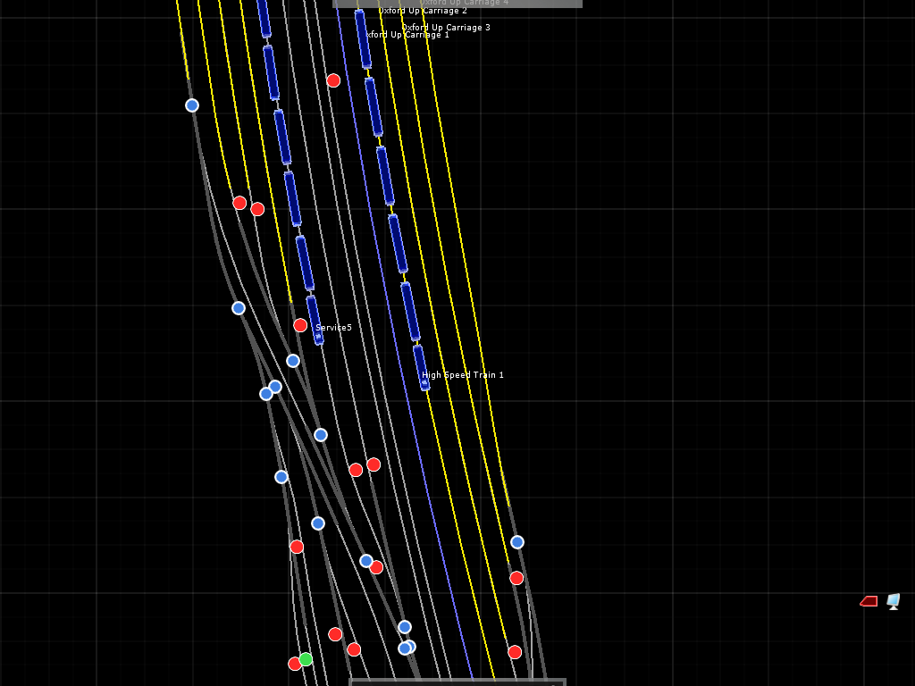 RailWorks (Windows) screenshot: 2D map