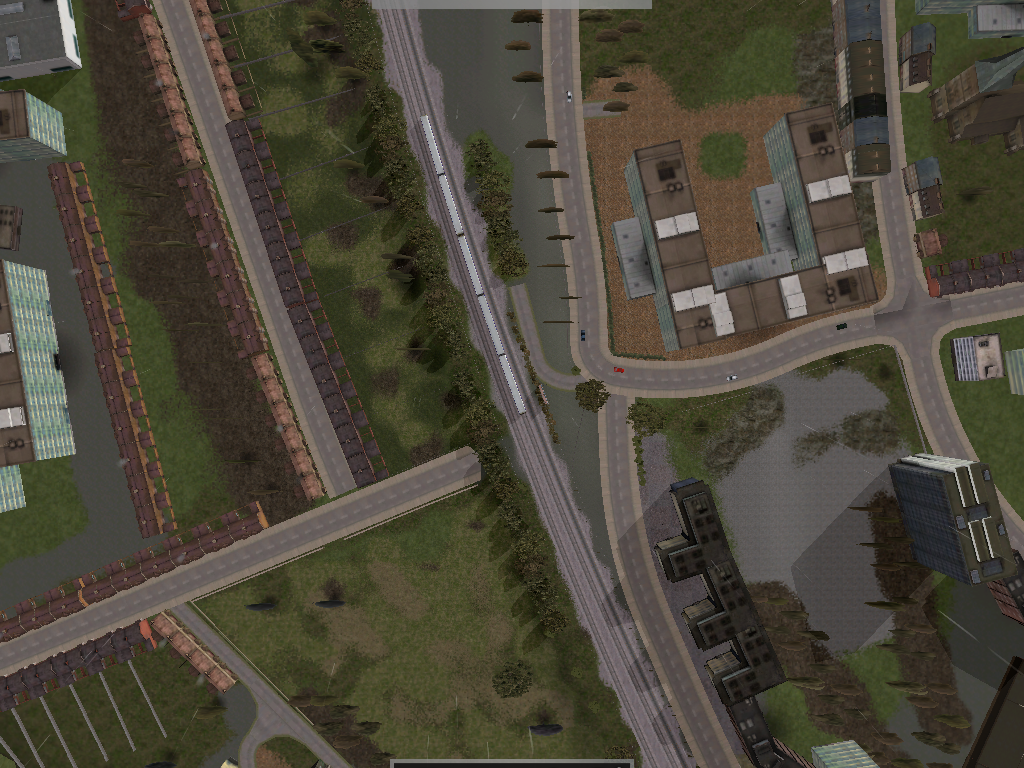 RailWorks (Windows) screenshot: Top down view