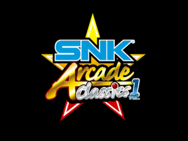 SNK Arcade Classics Vol. 1 (Wii) screenshot: Title Screen