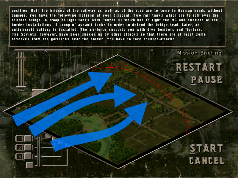 Total Victory: Victory or Defeat (Windows) screenshot: The mission briefings are detailed but they are not narrated