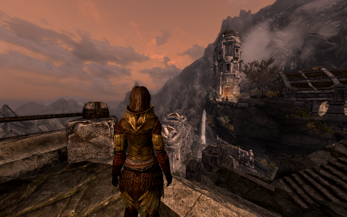 The Elder Scrolls V: Skyrim (Windows) screenshot: The city of Markarth