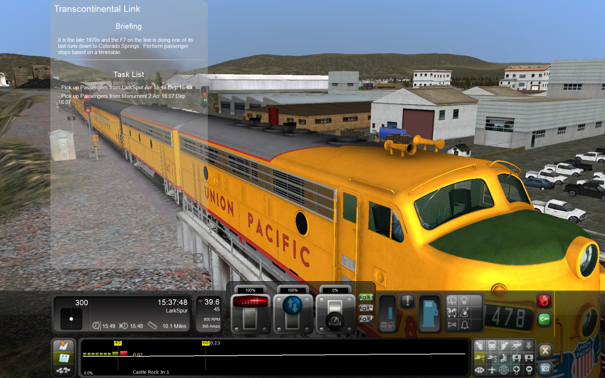 RailWorks 2: Train Simulator (Windows) screenshot: Task list