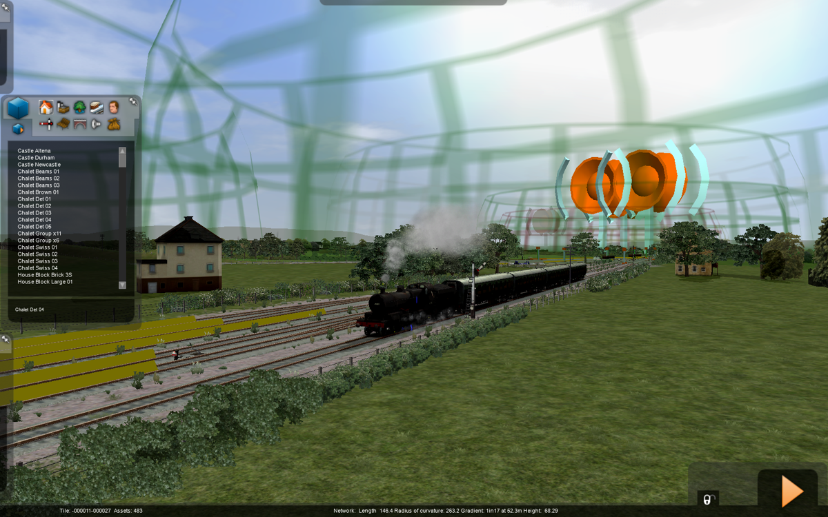 RailWorks 2: Train Simulator (Windows) screenshot: The editor